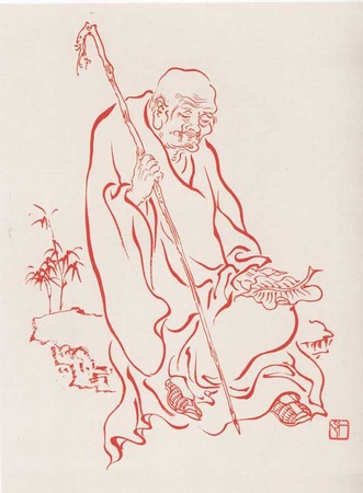 Chùm ảnh La Hán do Hoằng Nhất Luật sư hội họa