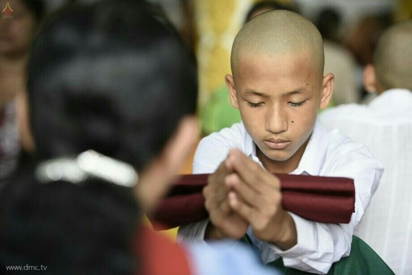 Chùm ảnh Lễ xuất gia gieo duyên thành phố Dawei, Đông Nam Myanmar.