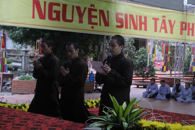 Thái Bình: Lễ quy y Tam Bảo, thế phát xuất gia tại chùa Từ Xuyên