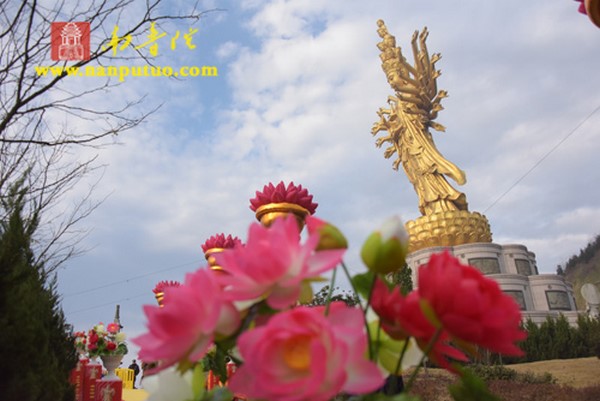 Trung Quốc: Khai quang tượng Thiên Thủ Thiên Nhãn lộ thiên cao nhất thế giới