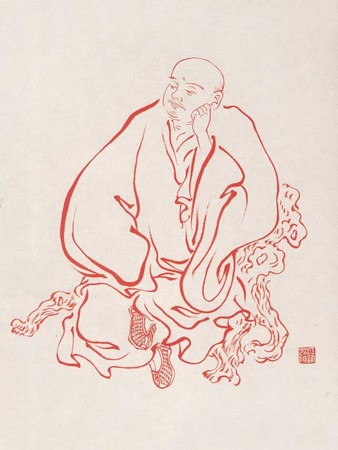 Chùm ảnh La Hán do Hoằng Nhất Luật sư hội họa