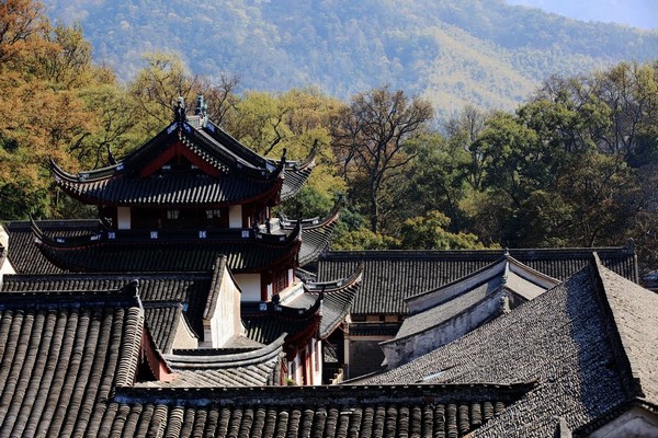 Trung Quốc: Danh lam thắng tích Thiên Đồng Thiền Tự,tỉnh Chiết Giang