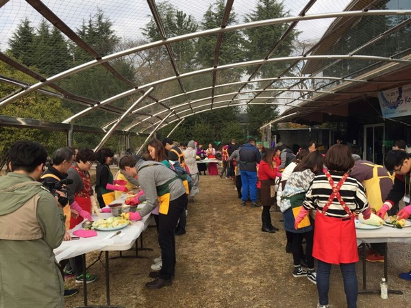 Hàn Quốc Chùa Hongbeopsa hướng dẫn người nước ngoài làm Kim chi