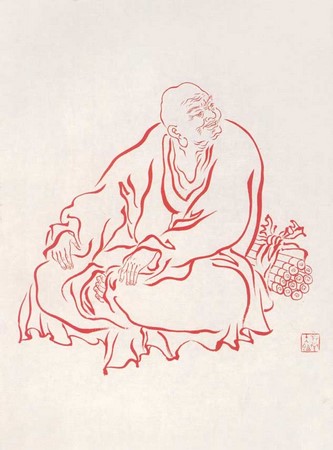 Chùm ảnh La Hán do Hoằng Nhất Luật sư hội họa
