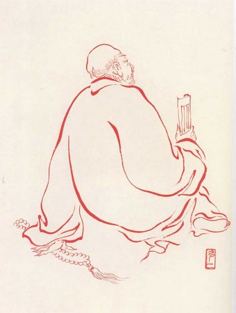 Chùm ảnh La Hán do Hoằng Nhất Luật sư hội họa