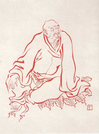 Chùm ảnh La Hán do Hoằng Nhất Luật sư hội họa