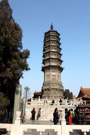 Ngôi Già lam Cổ tự Bách Lâm Thiền Tự, Hà Bắc, Trung Quốc