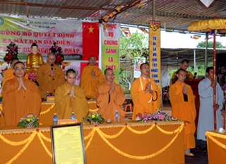 Niệm Phật Đường Hưng Pháp (Daklak): Tổ chức lễ công bố quyết định và ra mắt Ban đại diện