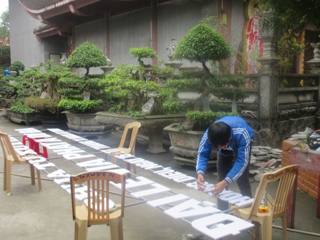 Thái Bình: Công tác chuẩn bị Đại lễ vía Phật Di Đà tại chùa Từ Xuyên