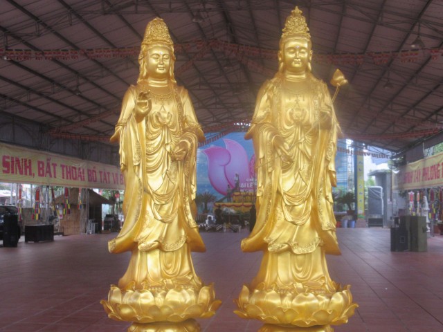 Thái Bình: Công tác chuẩn bị Đại lễ vía Phật Di Đà tại chùa Từ Xuyên