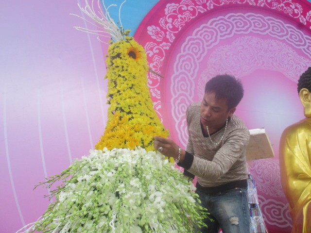 Thái Bình: Công tác chuẩn bị Đại lễ vía Phật Di Đà tại chùa Từ Xuyên