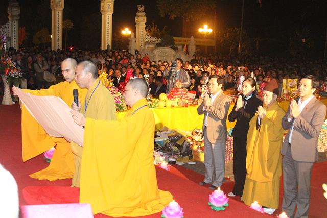 Quảng Ninh: Đêm cầu siêu tưởng niệm các vị tiền bối hữu công thời Trần