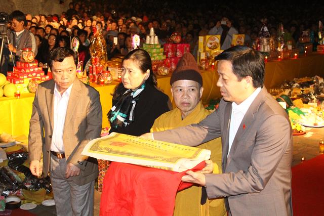 Quảng Ninh: Đêm cầu siêu tưởng niệm các vị tiền bối hữu công thời Trần