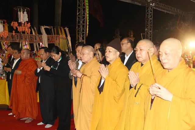 Quảng Ninh: Đêm cầu siêu tưởng niệm các vị tiền bối hữu công thời Trần