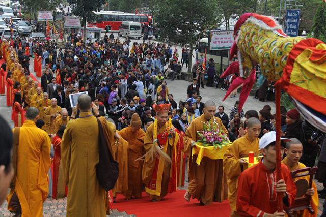 Quảng Ninh: Lễ tưởng niệm 707 năm Phật hoàng Trần Nhân Tông nhập niết bàn