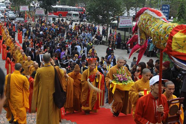 Quảng Ninh: Lễ tưởng niệm 707 năm Phật hoàng Trần Nhân Tông nhập niết bàn