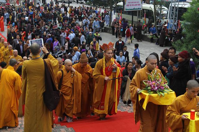 Quảng Ninh: Lễ tưởng niệm 707 năm Phật hoàng Trần Nhân Tông nhập niết bàn
