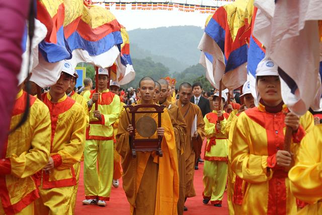 Quảng Ninh: Lễ tưởng niệm 707 năm Phật hoàng Trần Nhân Tông nhập niết bàn