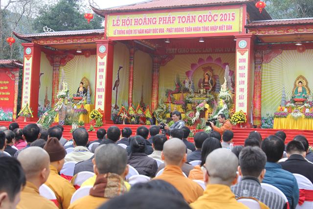Quảng Ninh: Lễ tưởng niệm 707 năm Phật hoàng Trần Nhân Tông nhập niết bàn
