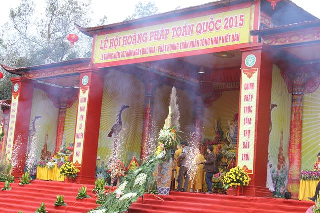 Quảng Ninh: Lễ tưởng niệm 707 năm Phật hoàng Trần Nhân Tông nhập niết bàn