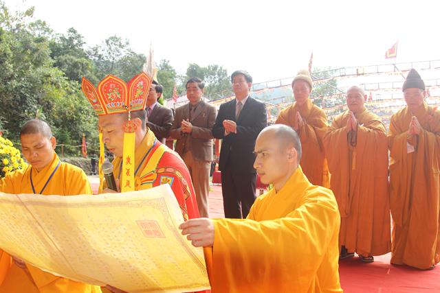 Quảng Ninh: Lễ tưởng niệm 707 năm Phật hoàng Trần Nhân Tông nhập niết bàn