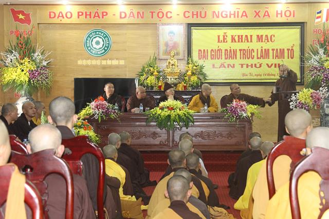 Quảng Ninh: Đại giới đàn Trúc Lâm Tam Tổ lần thứ VII khảo hạch giới tử
