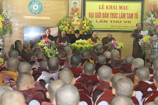 Quảng Ninh: Đại giới đàn Trúc Lâm Tam Tổ lần thứ VII khảo hạch giới tử