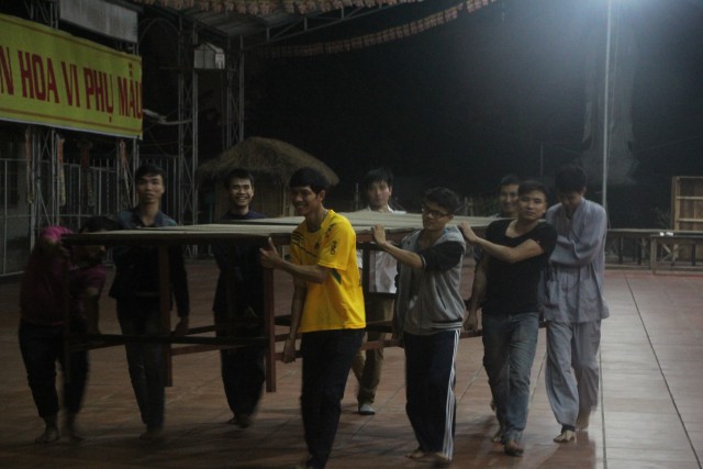 Thái Bình: Công tác chuẩn bị Đại lễ vía Phật Di Đà tại chùa Từ Xuyên