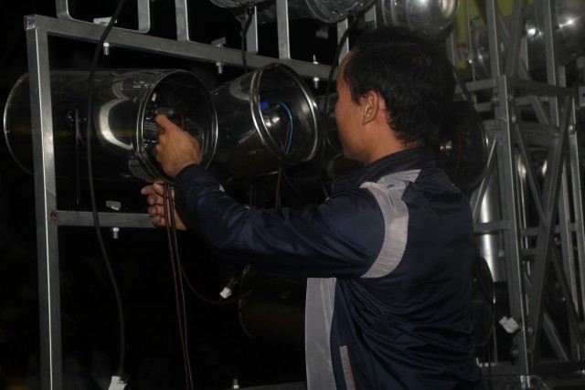 Thái Bình: Công tác chuẩn bị Đại lễ vía Phật Di Đà tại chùa Từ Xuyên