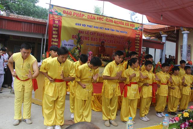 Thái Nguyên: Lễ lạc thành chính điện chùa Phú Sơn