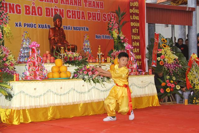 Thái Nguyên: Lễ lạc thành chính điện chùa Phú Sơn