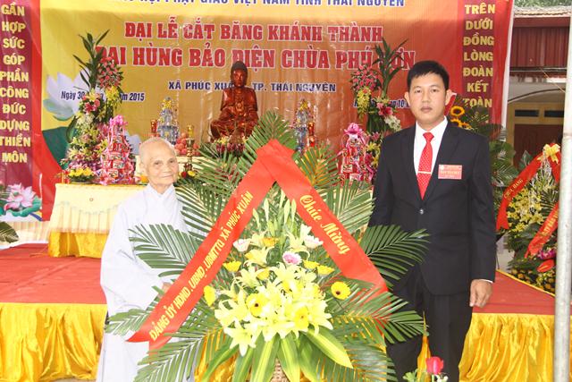 Thái Nguyên: Lễ lạc thành chính điện chùa Phú Sơn