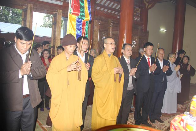 Thái Nguyên: Lễ lạc thành chính điện chùa Phú Sơn