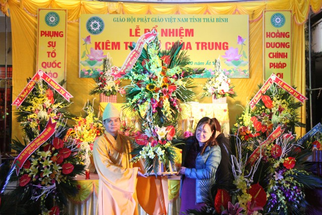 Thái Bình: Lễ bổ nhiệm trụ trì chùa Trung