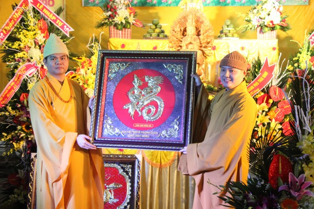 Thái Bình: Lễ bổ nhiệm trụ trì chùa Trung