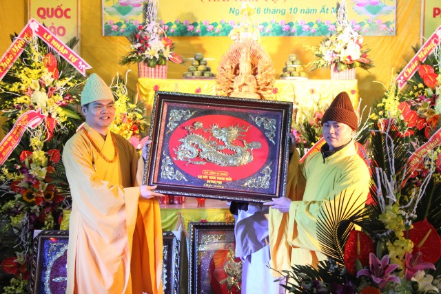 Thái Bình: Lễ bổ nhiệm trụ trì chùa Trung
