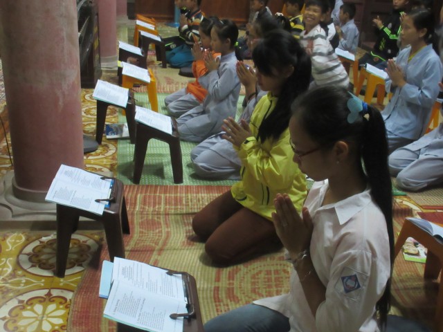Thái Bình: Lớp học đặc biệt tại chùa bệnh viện Phong – Da liễu Văn Môn