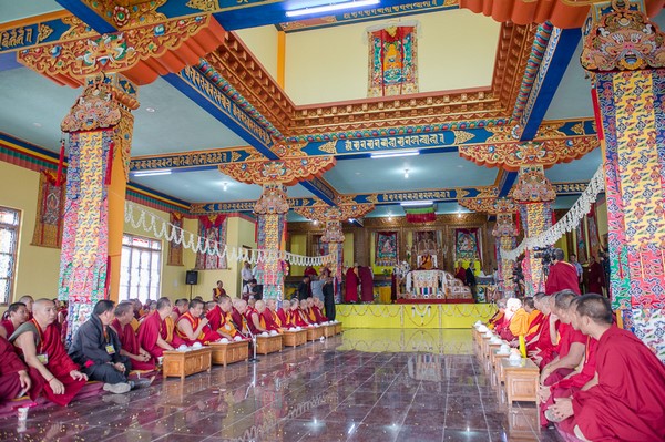 Đức Đạt Lai Lạt Ma dự Khánh thành Tu viện Gaden Tri Thok Khang, bang  Karnataka, Ấn Độ