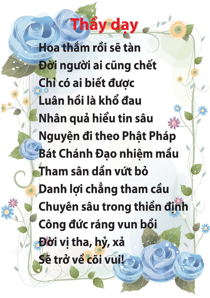 Những vần thơ  về đạo lý