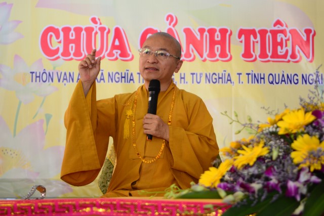 TT.Thích Nhật Từ chia sẻ về chuyển hóa khổ đau cho nạn nhân chất độc da cam tại Quảng Ngãi