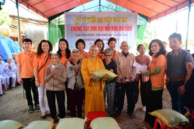Quỹ Đạo Phật Ngày Nay: Hơn 1,5 tỷ đồng hỗ trợ nạn nhân chất độc da cam và xây dựng chùa tại Quảng Ngãi