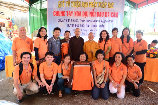 Quỹ Đạo Phật Ngày Nay: Hơn 1,5 tỷ đồng hỗ trợ nạn nhân chất độc da cam và xây dựng chùa tại Quảng Ngãi
