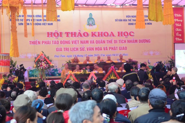 Hội thảo về thiền phái Tào Động Việt Nam và di tích Nhẫm Dương