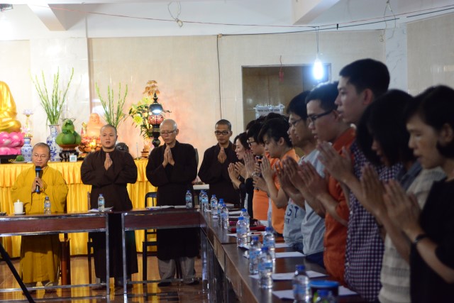 Họp mặt nhóm phụng sự viên chùa Giác Ngộ lần thứ nhất