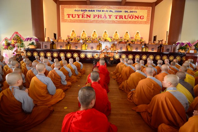 TP. HCM: Long trọng khai mạc Đại giới đàn Trí Đức PL. 2559