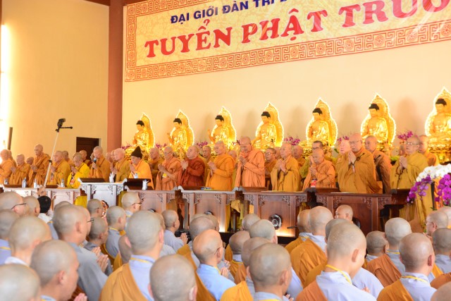 TP. HCM: Long trọng khai mạc Đại giới đàn Trí Đức PL. 2559