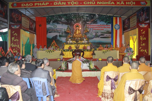 Thanh Hóa: Lễ bổ nhiệm trụ trì chùa Thiên Thanh