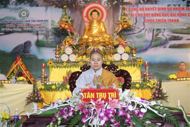 Thanh Hóa: Lễ bổ nhiệm trụ trì chùa Thiên Thanh