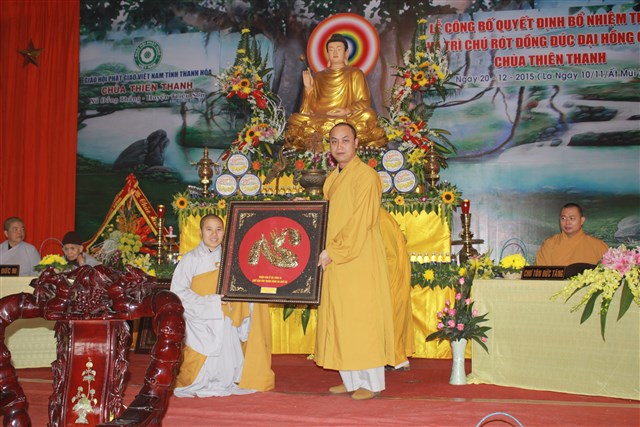 Thanh Hóa: Lễ bổ nhiệm trụ trì chùa Thiên Thanh