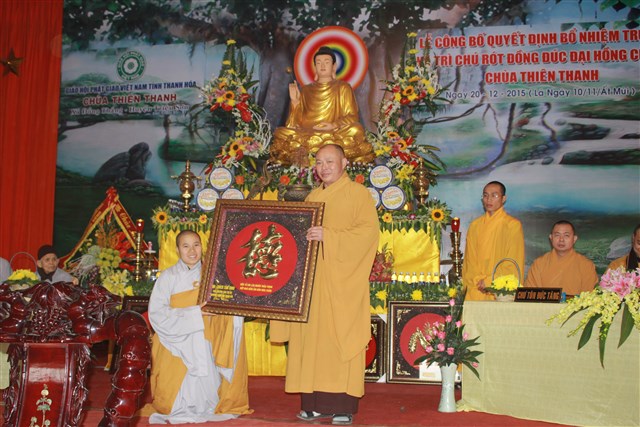 Thanh Hóa: Lễ bổ nhiệm trụ trì chùa Thiên Thanh